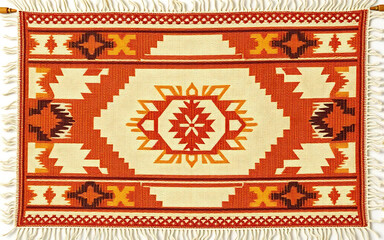 Boho Geometric Tapestry Mockup for Wall Decor