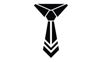 Tie icon, tie silhouette, simple modern vector icon