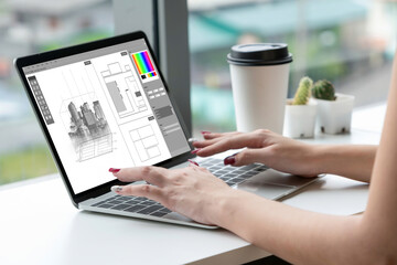 Architectural design modish software application for architect business and professional designer