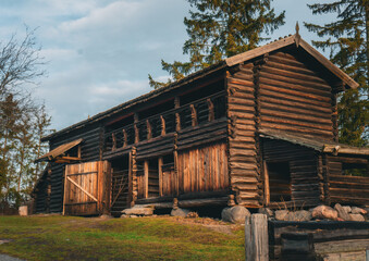 old wooden house