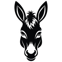 Rustic Donkey Head Illustration – Perfect for Branding & Prints
