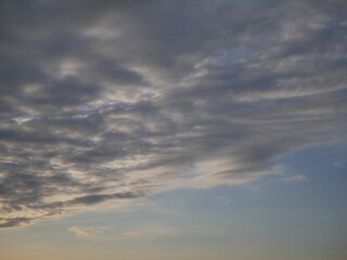 Bright colorful sky, background, for montage, postcard