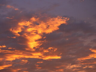 Bright colorful sky, background, for montage, postcard