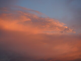 Bright colorful sky, background, for montage, postcard