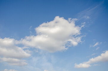 Bright colorful sky, background, for montage, postcard