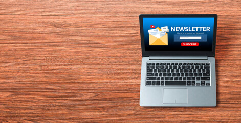 newsletter signup page on computer for customer to subscribe snugly newsletter update information to subscriber