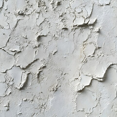 Obraz premium Texture of cracked plaster on an old wall highlighting wear and age in a simple interior setting