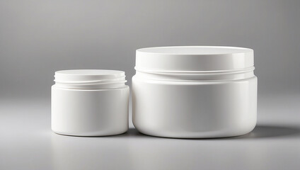 A Beautiful White Cosmetic Cream Jar for Skincare Enthusiasts