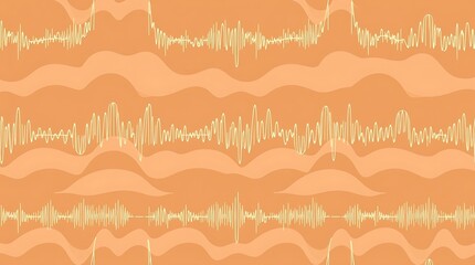 Sonic Waves: Abstract and dynamic image that represents the sonic waves 