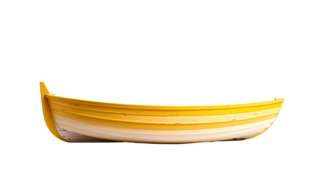 Photo of wooden boat isolated on transparent background.png