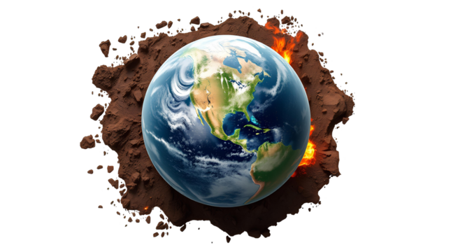 Photo of earth isolated on transparent background.png
