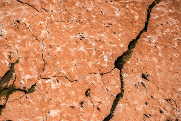Rock texture and surface background. Cracked and weathered natural stone background. in Brazil
