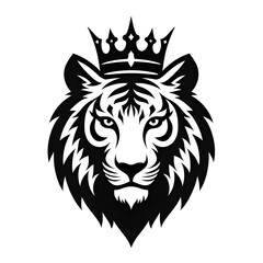 Obraz premium lion head vector mascot logo