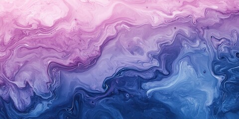 Obraz premium Abstract liquid marble background in blue and purple colors