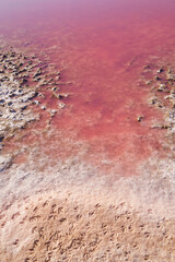 Textured Salt and Pink Water Edge
