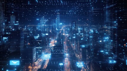 Obraz premium Advancing Efficiency with AI-Driven Smart Energy Grid Monitoring Platform