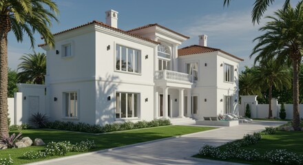 Obraz premium house on the hill