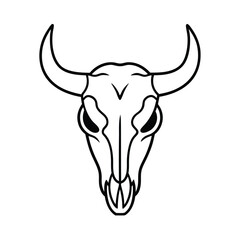 bull head isolated