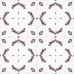 Minimalism Seamless Illustration. Batik Print.