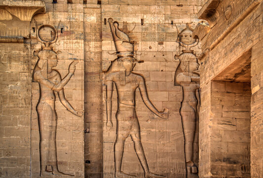Temple of Isis on Philae Island, Aswan. Discover the ancient Egyptian