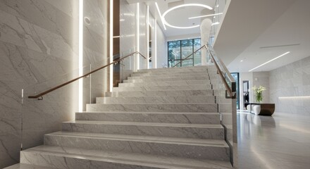 Fototapeta premium staircase in the house