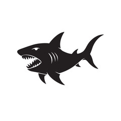 Obraz premium Simple Minimalistic Creative fish, isolated on white background