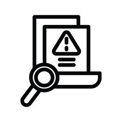 15 investigation line icon illustration vector graphic.eps