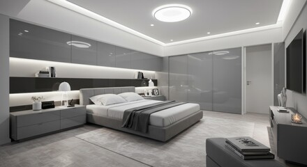 Fototapeta premium interior of a bedroom