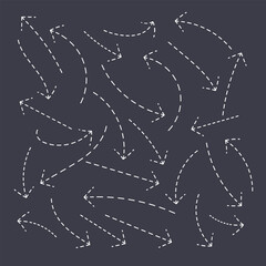 Curved and Straight Arrow Set