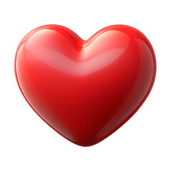 Glossy Red Heart Icon