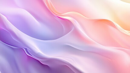 Fototapeta premium Wavy fluid pastel background, soft gradients and glowing edges