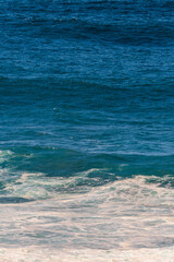 Costa con oleaje en la isla de Tenerife.