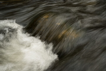 Long exposure water movement. 