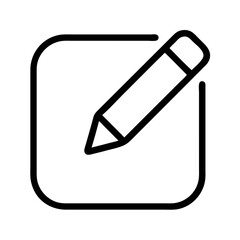 pencil writing on the form vector icon illustration
