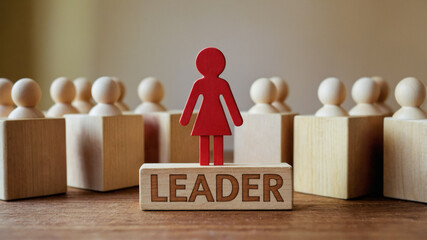 Prominent leader guiding a group towards success and motivation in a team building activity