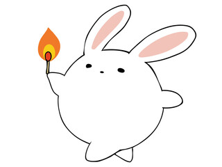 マッチ うさぎ