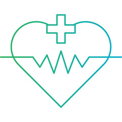 Medical Sign I single vector icon illustration