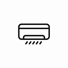 air conditioner icon sign vector