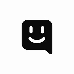 sticker message icon sign vector