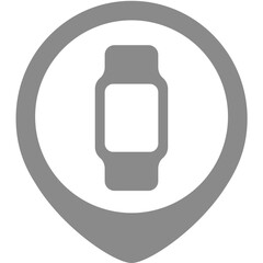 Display on Internet of things map icon pack