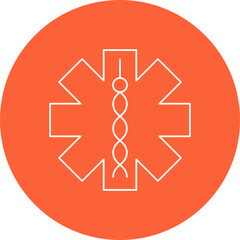 Medical Sign II single vector icon illustration