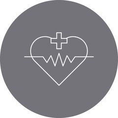 Medical Sign I single vector icon illustration