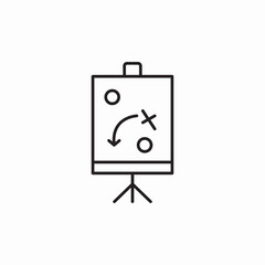 board plan icon sign vector