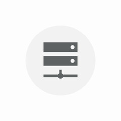 server connectivity icon sign vector