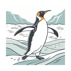 Penguins are flightless seabirds that live primarily in the Southern Hemisphere, especially in Antarctica. They have streamlined bodies, flipper-like wings for swimming.