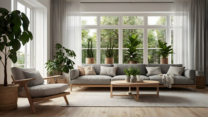 Minimalist Scandinavian Living Room