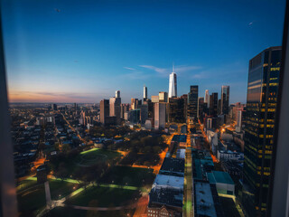 Fototapeta premium new york city at night