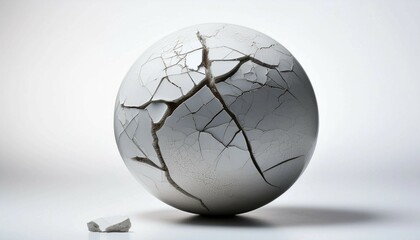 earth globe on white background