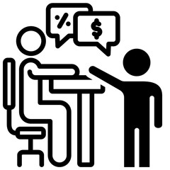 Salary Negotiation Icon