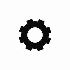 gear part icon sign vector